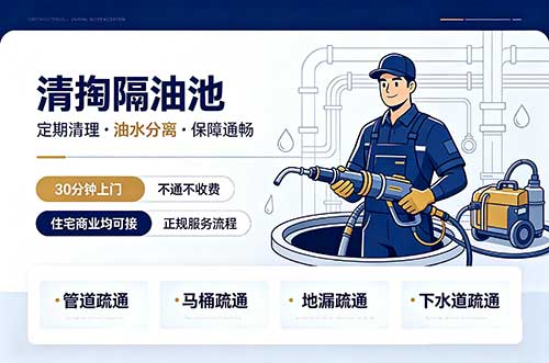 河间清掏隔油池